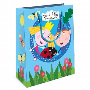 Пакет подарочный из серии Бен и Холли, 23 х 18 х 10 см. (Росмэн, 32189ros)